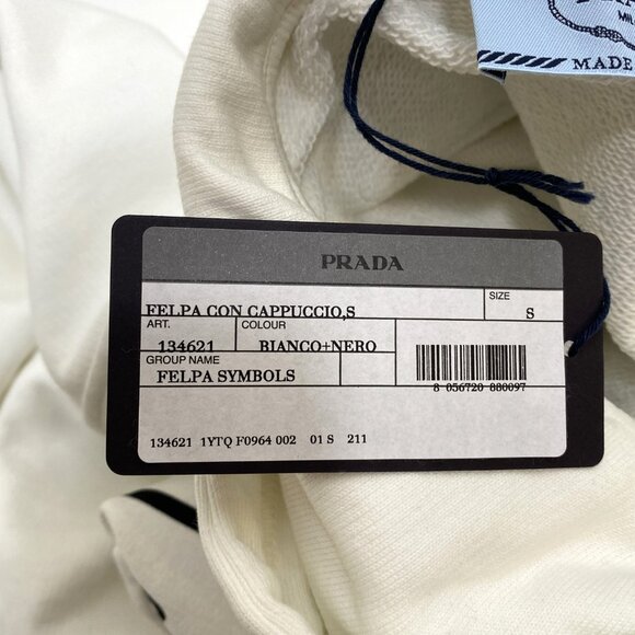 PRADA Raf Simons White Panorama Hoodie - Picture 11 of 11